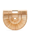 Cult Gaia Ark Bamboo Bag In Neutrals