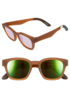 TOMS BOWERY 51MM SUNGLASSES - UMBER,10008836