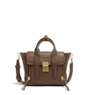 3.1 PHILLIP LIM / フィリップ リム 'MINI PASHLI' LEATHER SATCHEL - BROWN,AC00-0226SKC