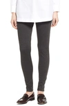 Two By Vince Camuto Seamed Back Leggings In Dark Heather Grey