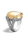 JOHN HARDY CLASSIC CHAIN DOME RING,RZ999575X7