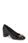 FERRAGAMO GARDA BLOCK HEEL PUMP,0693658