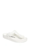 Birkenstock Gizeh Eva White Toe Post Sandals In White