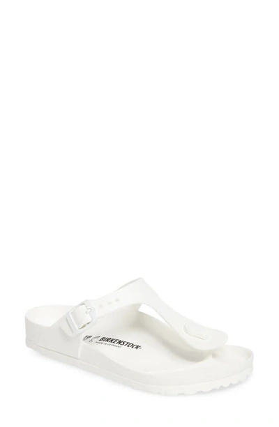 Birkenstock Gizeh Eva White Toe Post Sandals