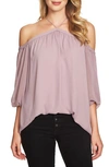 1.STATE OFF THE SHOULDER SHEER CHIFFON BLOUSE,8127037