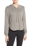 FREE PEOPLE FP MOVEMENT BACK INTO IT CUTOUT HOODIE,OB560878