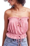 FREE PEOPLE PEPPERMINT TUBE TOP,OB797095