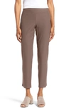 EILEEN FISHER STRETCH CREPE SLIM ANKLE PANTS,EETK-P0696P