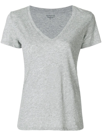 VINCE CLASSIC V-NECK T-SHIRT,VR5928314812885625