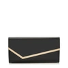 JIMMY CHOO ERICA Black Patent Clutch Bag,ERICAPAS