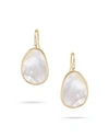 MARCO BICEGO LUNARIA 18K MOTHER-OF-PEARL DROP EARRINGS,PROD210850012