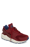Nike Men's Air Huarache Run Running Sneakers From Finish Line In Team Red/ Team Red-navy-sail