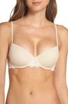 Wacoal Petite Embrace Lace Push Up Bra 75891 In Natural Nude