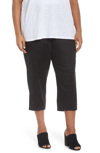 EILEEN FISHER LINEN ANKLE PANTS,S8RI-P3948X