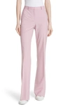 Theory Demitria 2 Stretch Wool Suit Pants In Berry Tint