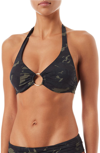 Melissa Odabash Brussels Underwire Bikini Top In Camo