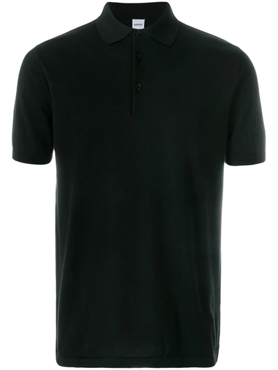 Aspesi Slim Fit Polo Shirt In Black