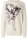 Ih Nom Uh Nit Wolf Sweatshirt In Neutrals