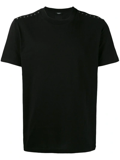 Valentino Padded Embossed Logo T-shirt - Atterley In Black