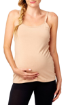 Rosie Pope Tummy Control Nursing Camisole In Nude