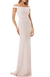 CARMEN MARC VALVO INFUSION CARMEN MARC VALVO CREPE GOWN,661366