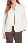 EILEEN FISHER HIGH COLLAR QUILTED JACKET,R7TLJ-J4739M