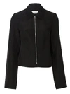 WALES BONNER Black Zip Up Jacket,SS18606-E BTLE