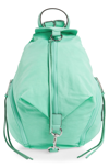 REBECCA MINKOFF JULIAN NYLON BACKPACK - GREEN,HS18EWNB01