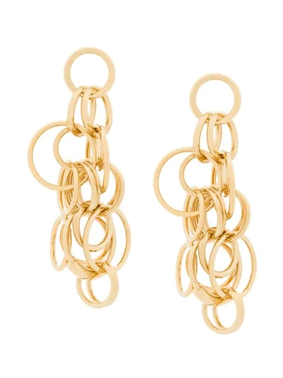 Chloé Gold-tone Reese Earring In Metallic