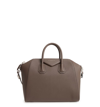 Givenchy 'medium Antigona' Sugar Leather Satchel In Heather Grey