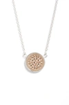 ANNA BECK REVERSIBLE DISC NECKLACE,11NGG