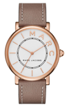 MARC JACOBS CLASSIC LEATHER STRAP WATCH, 36MM,MJ1533