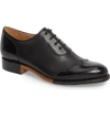 The Office Of Angela Scott Mr. Evans Wing-tip Oxfords In Black On Black