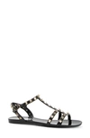 Valentino Garavani Rockstud Pvc Sandals In Black