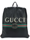 GUCCI GUCCI PRINT DRAWSTRING BACKPACK,4954770GCBT12902451