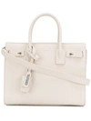 Saint Laurent Mini Sac De Jour Tote - White In White