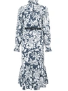 ALEXA CHUNG PRINTED BELTED DRESS,1801-DR01-CO235-1020