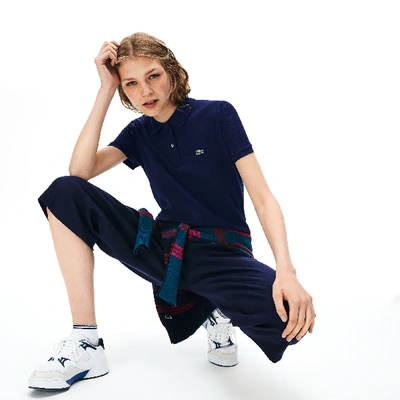 LACOSTE WOMEN'S REGULAR FIT SUPPLE PETIT PIQUÉ POLO - 40