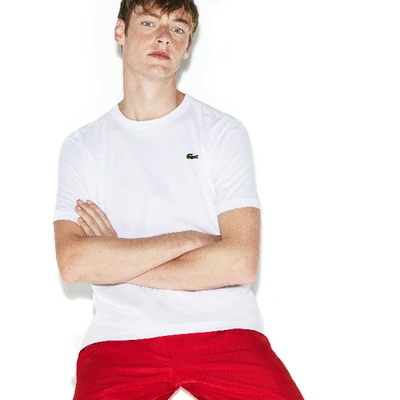 Lacoste Men's Ultra Dry Cotton Sport T-shirt - 3xl - 8 In White