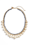 KATE SPADE PRETTY PEARLY IMITATION PEARL NECKLACE,WBRUF441