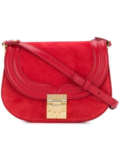 Mcm Trisha Shoulder Bag In Red