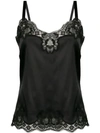 DOLCE & GABBANA LACE TRIM CAMISOLE,O7A00TFUADG11625008