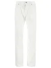 14 Bros White Straight-leg Jeans In White