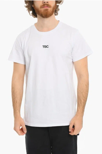 14 Bros Logo-print T-shirt In White