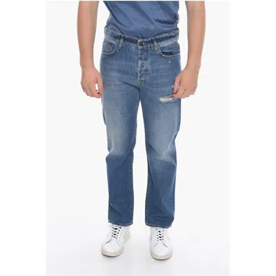 14 Bros Distressed Denims With Wash Men's 19cm