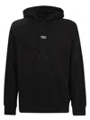 14 Bros Logo Embroidery Hoodie In Black