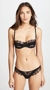 Kiki De Montparnasse Sensuel Lace-trim Underwire Balconette Bra In Black