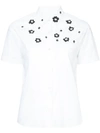 JIMI ROOS APPLIQUÉ FLOWER SHORT SLEEVE SHIRT,SS18JSH0301FLOWERSAP12930550