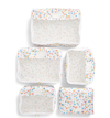Calpak 5-piece Packing Cube Set - White In Confetti