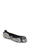 TORY BURCH 'MINNIE' TRAVEL BALLET FLAT,32727